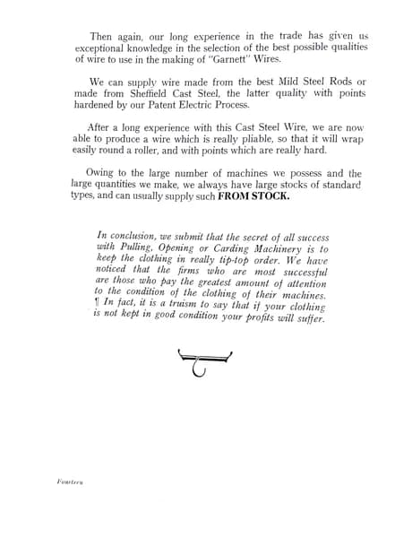 Garnett Wire – Its Uses and Application, Page 14
