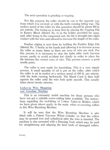 Garnett Wire – Its Uses and Application, Page 20