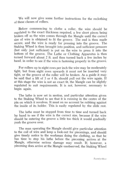 Garnett Wire – Its Uses and Application, Page 23