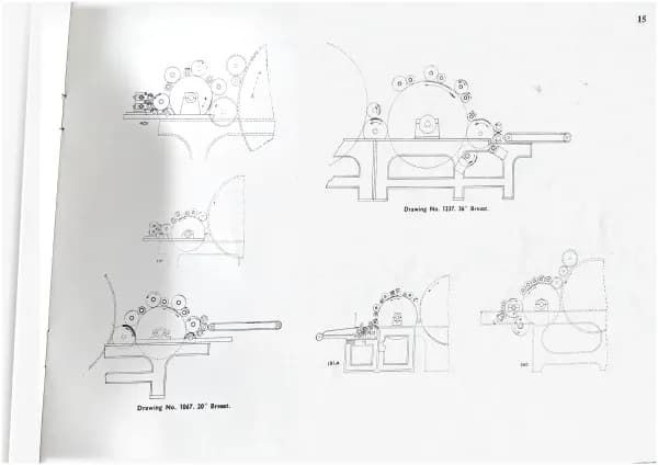 Garnett – opening cleaning and carding machinery, Page 15