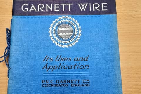 Cover of the Garnett Wire booklet, Its Uses and Application